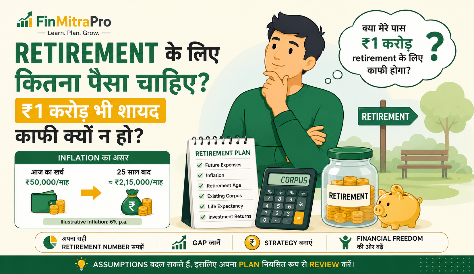 Retirement के लिए कितना पैसा चाहिए? ₹1 करोड़ भी शायद काफी क्यों न हो?