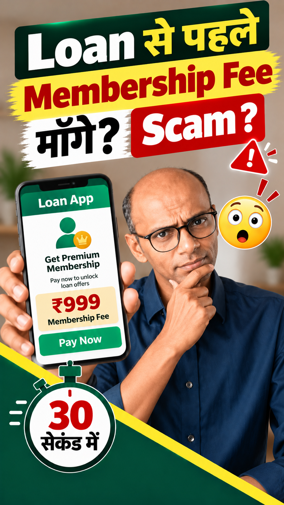 Loan App पहले ₹999 Membership Fee माँग रहा है — क्या Payment कर देना चाहिए? 🚨