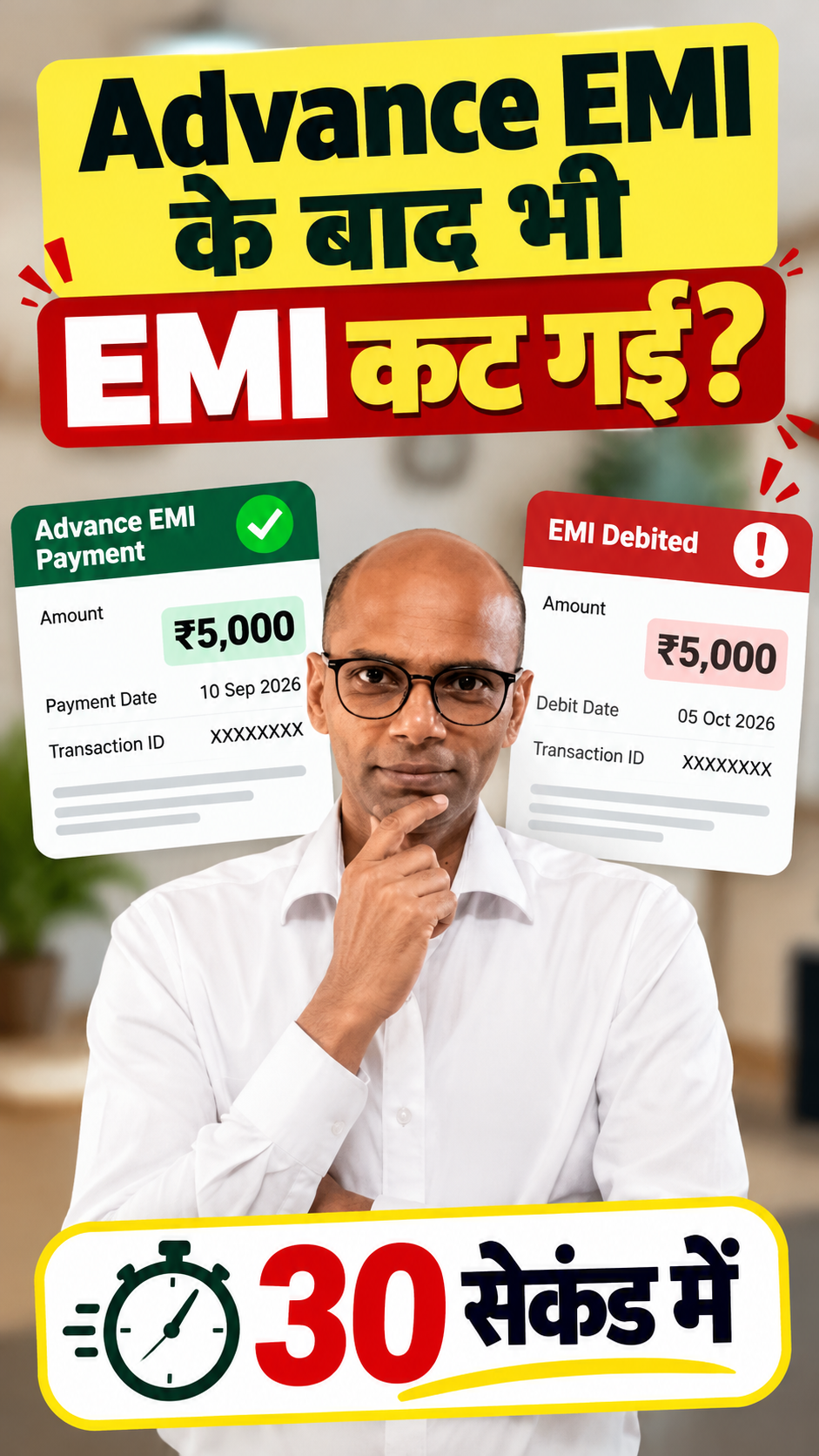 Advance EMI भर दी, फिर भी EMI कट गई? 😱 Double Deduction का सच