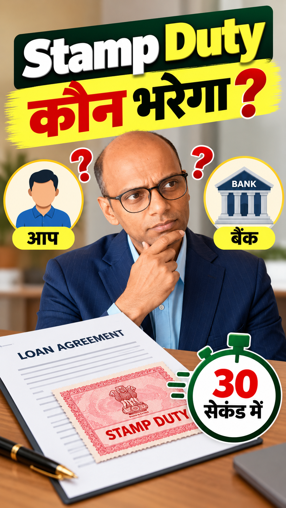 Loan Agreement पर Stamp Duty कौन देता है? 😳 Borrower या Bank?